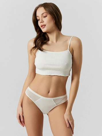 Трусы слипы женские белые