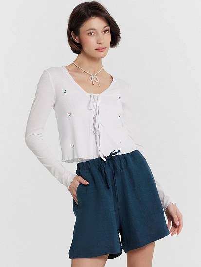 картинка Шорты женские зеленые  от магазина стильной одежды Mark Formelle