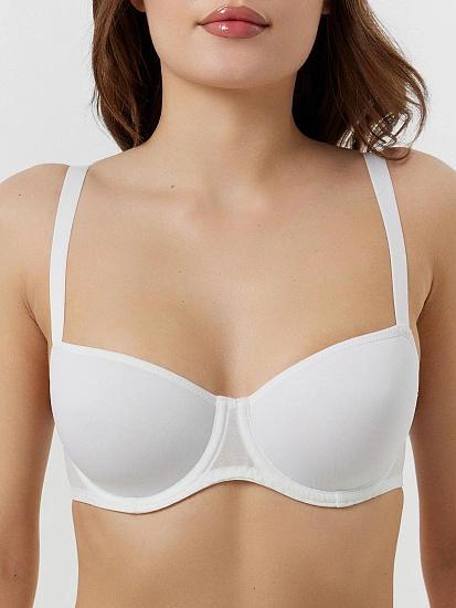 картинка Бюстгальтер женский белый от магазина стильной одежды Mark Formelle