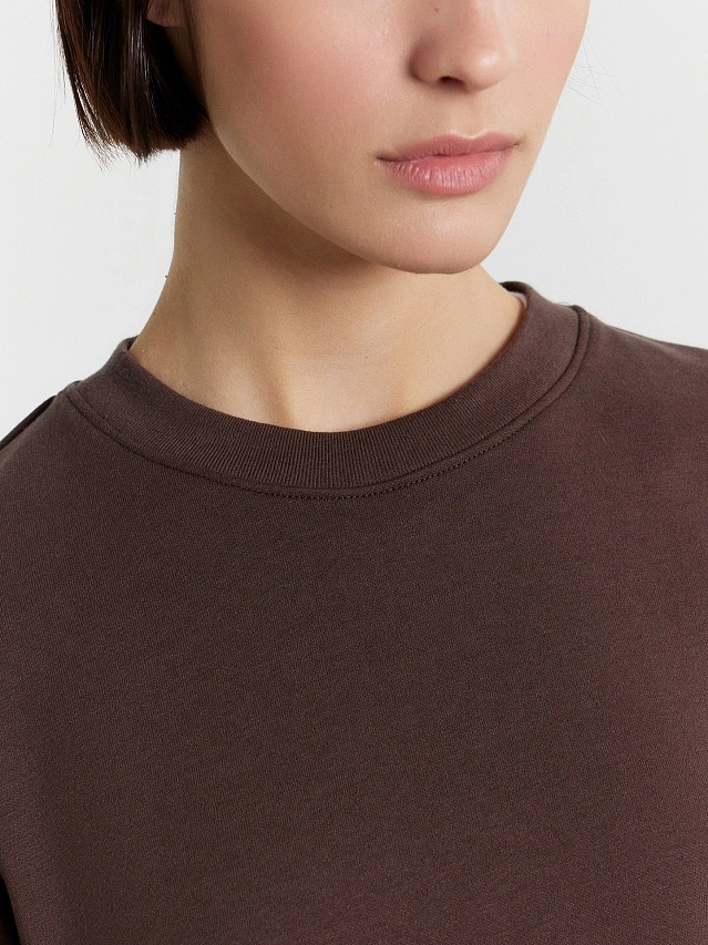 Футболка женская коричневая - 4