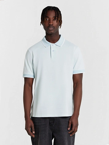 Поло мужское голубое