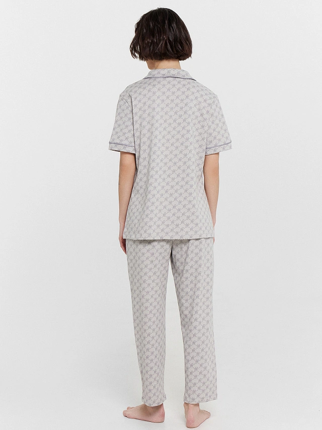 Комплект домашний женский с монограммой MF - 11