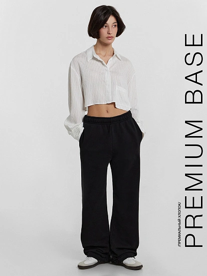 картинка Брюки женские черные  от магазина стильной одежды Mark Formelle