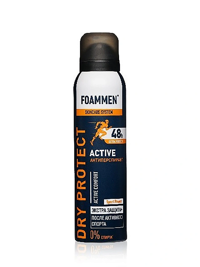 Foammen дезодорант муж аэр. антиперспирант Active 48ч 150МЛ - 1