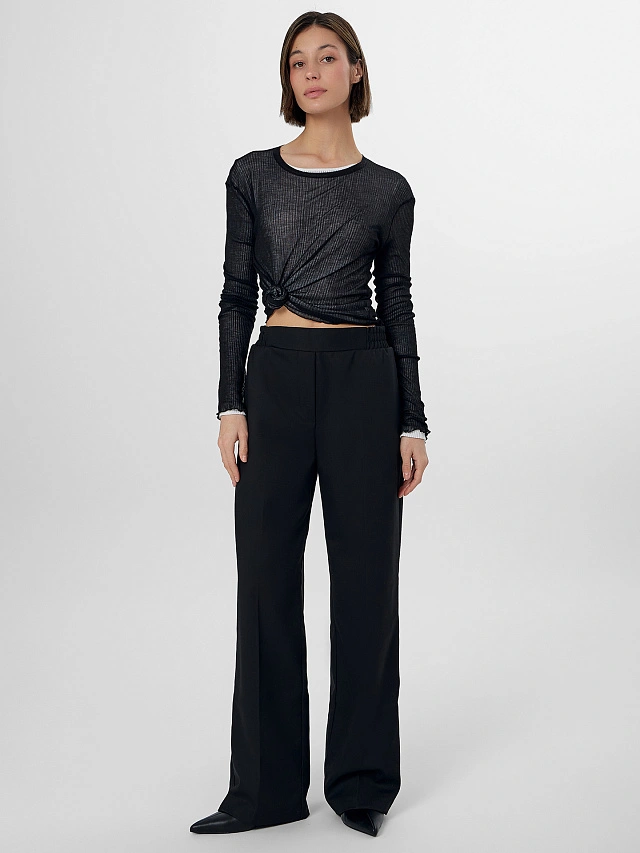 Брюки женские черные - 3