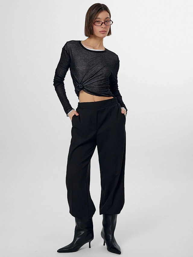 Брюки женские черные - 5