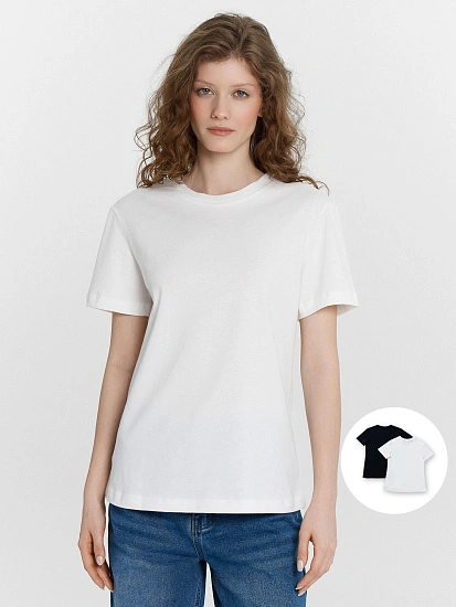 картинка Футболка женская в наборе, 2 шт от магазина стильной одежды Mark Formelle