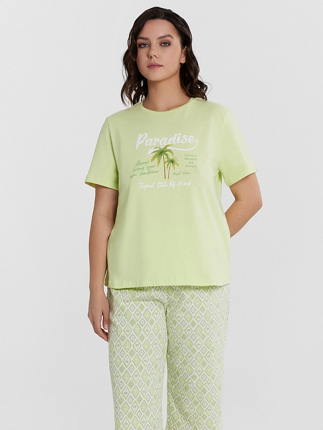 КОМПЛЕКТ ЖЕНСКИЙ (ФУТБОЛКА, БРИДЖИ) - 3