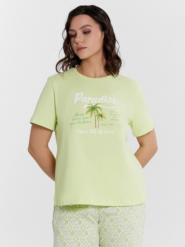 КОМПЛЕКТ ЖЕНСКИЙ (ФУТБОЛКА, БРИДЖИ) - 8