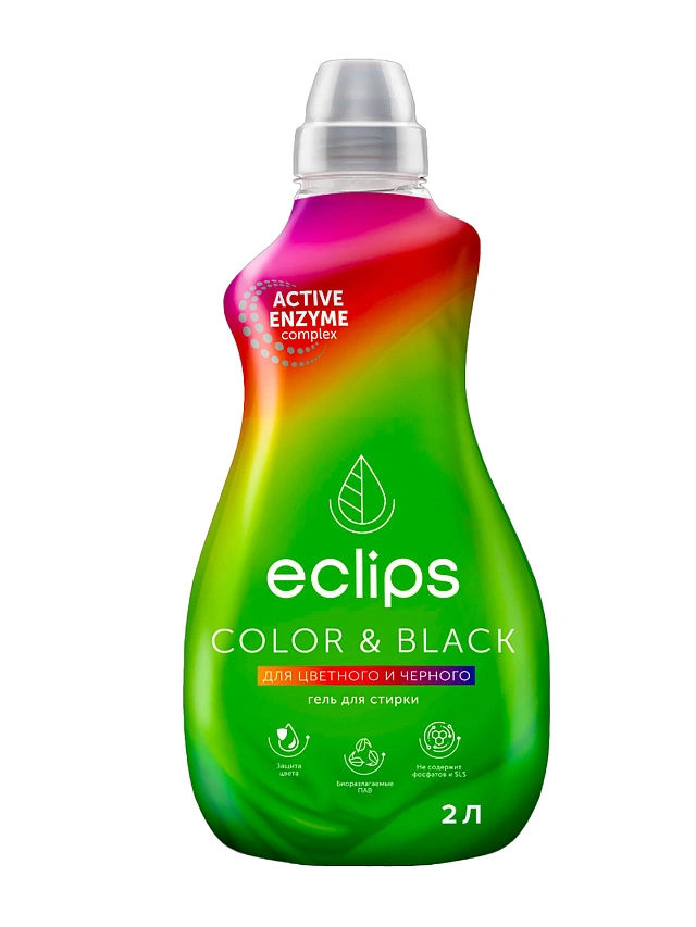 Гель для стирки «Eclips» Bright Color & Black 2 л - 1