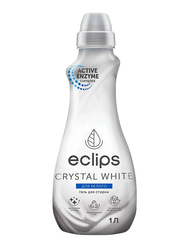 Гель для стирки «Eclips» Crystal White 1 л - 1