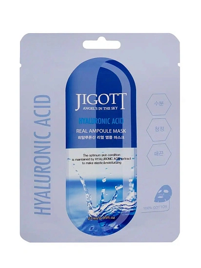 картинка Тканевая маска для лица Jigott ГИАЛУРОН 25Г от магазина стильной одежды Mark Formelle