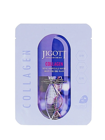 картинка Тканевая маска для лица Jigott КОЛЛАГЕН 25Г от магазина стильной одежды Mark Formelle