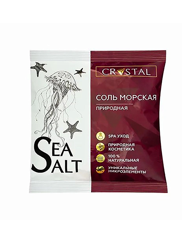 Соль косметическая  CRYSTAL "Морская природная", 1 кг - 1