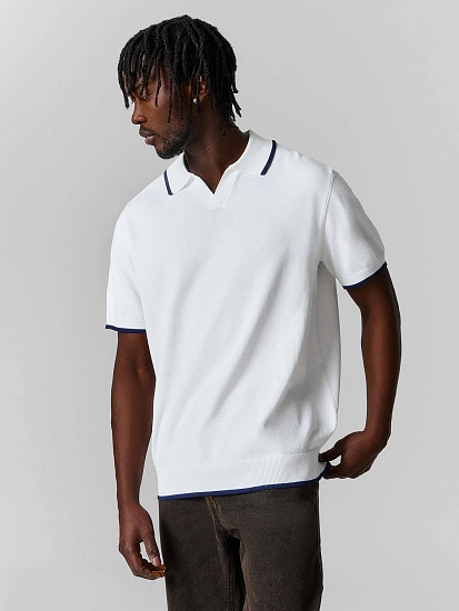 картинка Поло мужское кремовое от магазина мужской одежды Mark Formelle