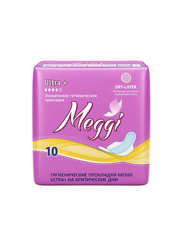Гиг. прокладки MEGGI УЛЬТРА ПЛЮС/ULTRA + на критические дни Арт.MEG 511 - 1