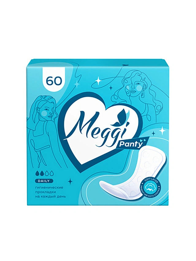Гиг. прокладки на каждый день MEGGI ПАНТИ/PANTY 60 Арт. MEG 406 - 1