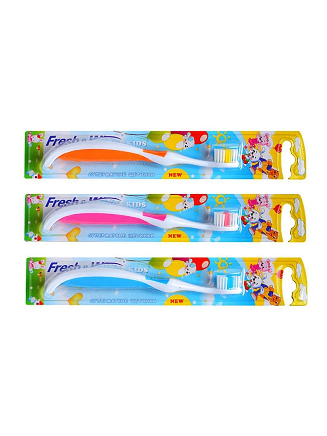 Детская зубная щетка Fresh&White FW352  CATS STEPS - 1
