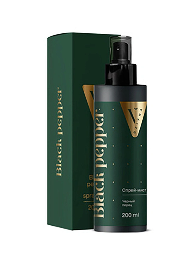 Спрей-мист для тела и волос парфюмированный Dziyna "Black Pepper" Арт.SMD 0032, 200 мл - 1