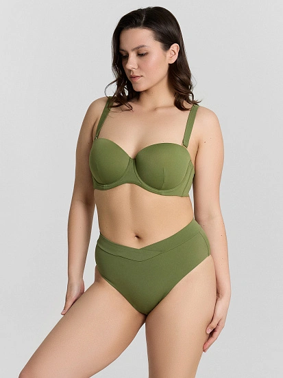 картинка Трусы купальные женские зеленые  от магазина стильной одежды Mark Formelle