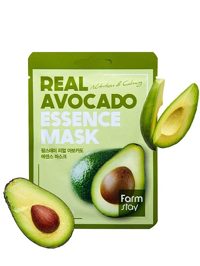 картинка Тканевая маска для лица FARMSTAY с экстрактом Авокадо 23Г от магазина стильной одежды Mark Formelle