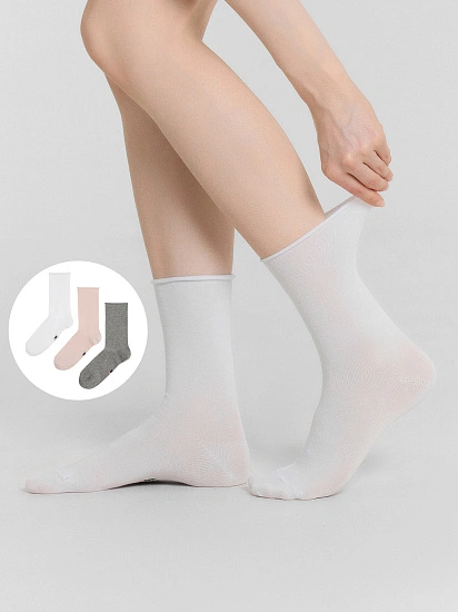 картинка Носки женские длинные в наборе, 3 пары от магазина стильной одежды Mark Formelle