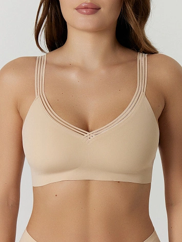 Бюстье женское бежевое