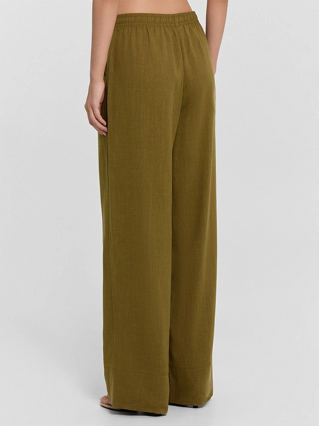 Брюки женские зеленые - 4