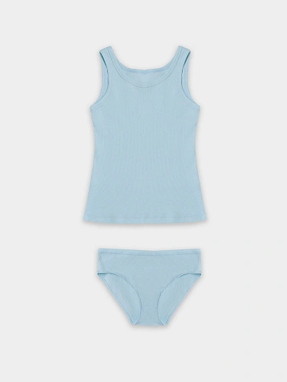 картинка КОМПЛЕКТ ДЛЯ ДЕВОЧЕК (МАЙКА, ТРУСЫ) от известного бренда одежды для девочек Mark Formelle