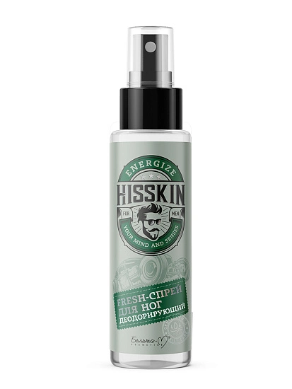 картинка HISSKIN FRESH-СПРЕЙ ДЛЯ НОГ ДЕОДОРИРУЮЩИЙ 120мл от магазина стильной одежды Mark Formelle
