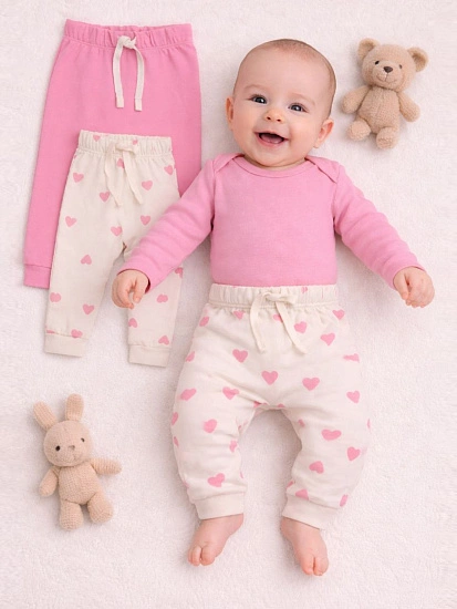 картинка Ползунки детские в наборе, 2 шт от магазина Одежда+