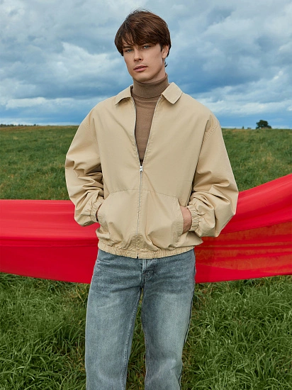 картинка Куртка мужская бежевая  от магазина мужской одежды Mark Formelle