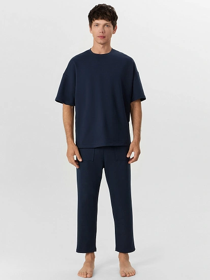 картинка Комплект домашний мужской синий от магазина мужской одежды Mark Formelle