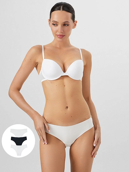 картинка Трусы женские бесшовные в наборе, 3 шт от магазина стильной одежды Mark Formelle