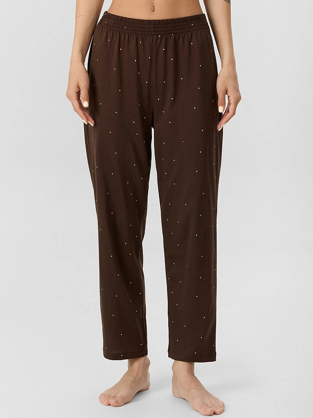 Комплект домашний женский коричневый - 7