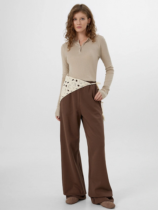 Брюки женские коричневые - 6