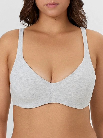 картинка Бюстгальтер женский серый  от магазина стильной одежды Mark Formelle
