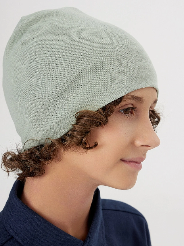 Шапка детская серая - 4