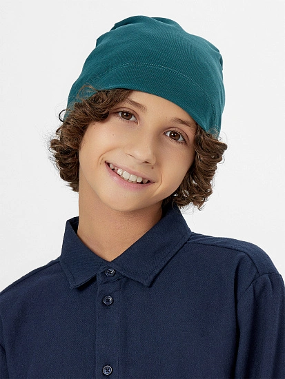 картинка Шапка детская зеленая от известного бренда одежды для девочек Mark Formelle