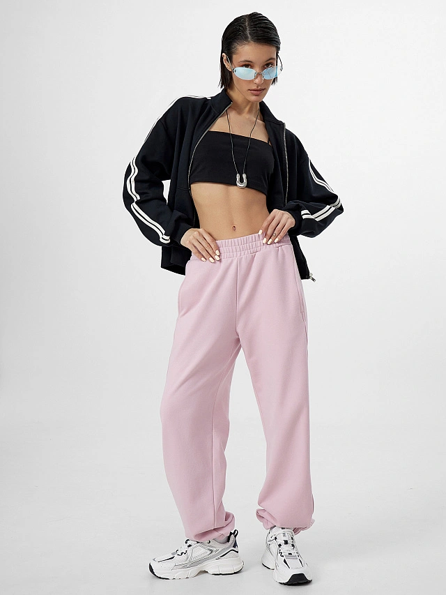 Брюки женские розовые - 6