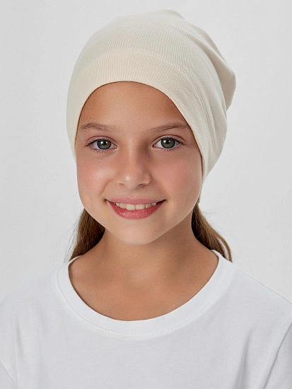 картинка Шапка детская пудровая от известного бренда одежды для девочек Mark Formelle