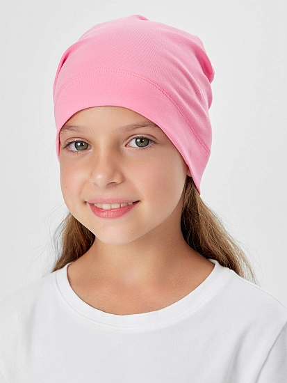 картинка Шапка детская розовая от известного бренда одежды для девочек Mark Formelle