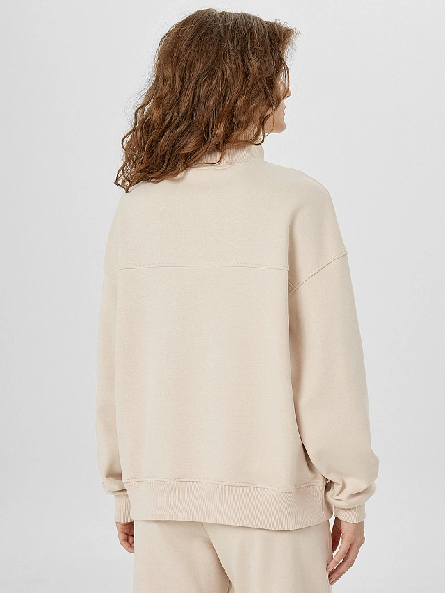 Толстовка женская кремовая - 3