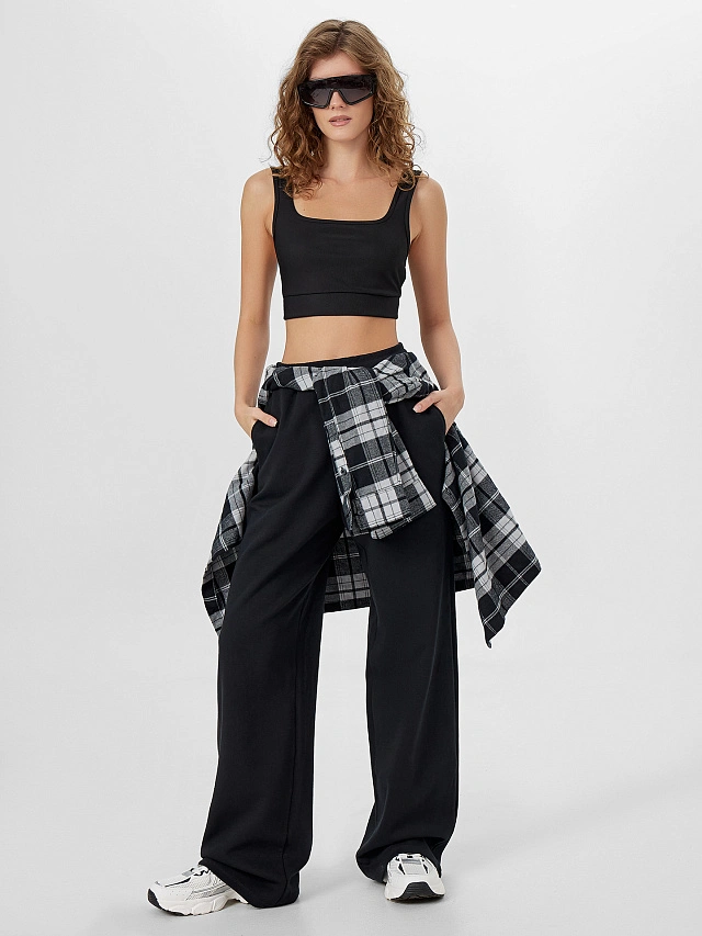 Брюки женские черные - 6