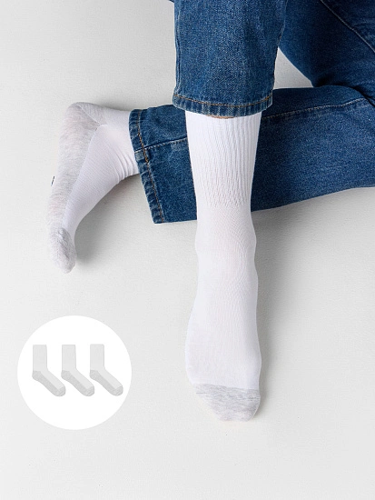 картинка Носки мужские в наборе, 3 пары от магазина мужской одежды Mark Formelle