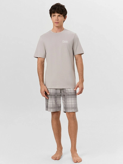 картинка Комплект мужской домашний серый от магазина мужской одежды Mark Formelle