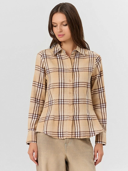 картинка Рубашка женская в клетку от магазина стильной одежды Mark Formelle