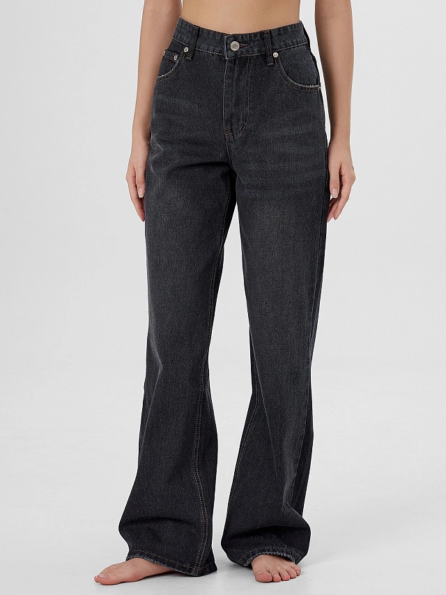 Джинсы женские серые - 3