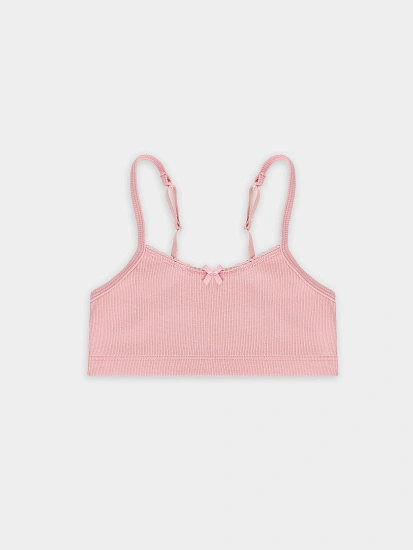 картинка Топ для девочек розовый с бантиком от известного бренда одежды для девочек Mark Formelle