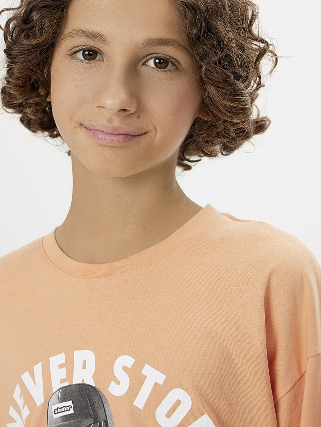 Комплект для мальчиков с надписью "Never stop" - 8